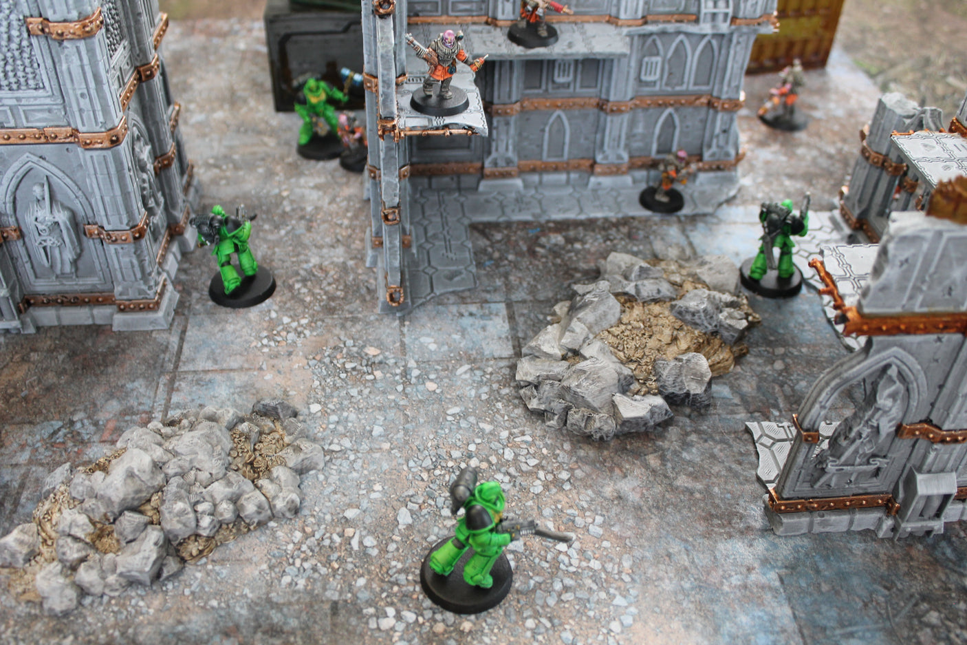 Urban Ruins - Neoprene Battle Mat - Baron of Dice