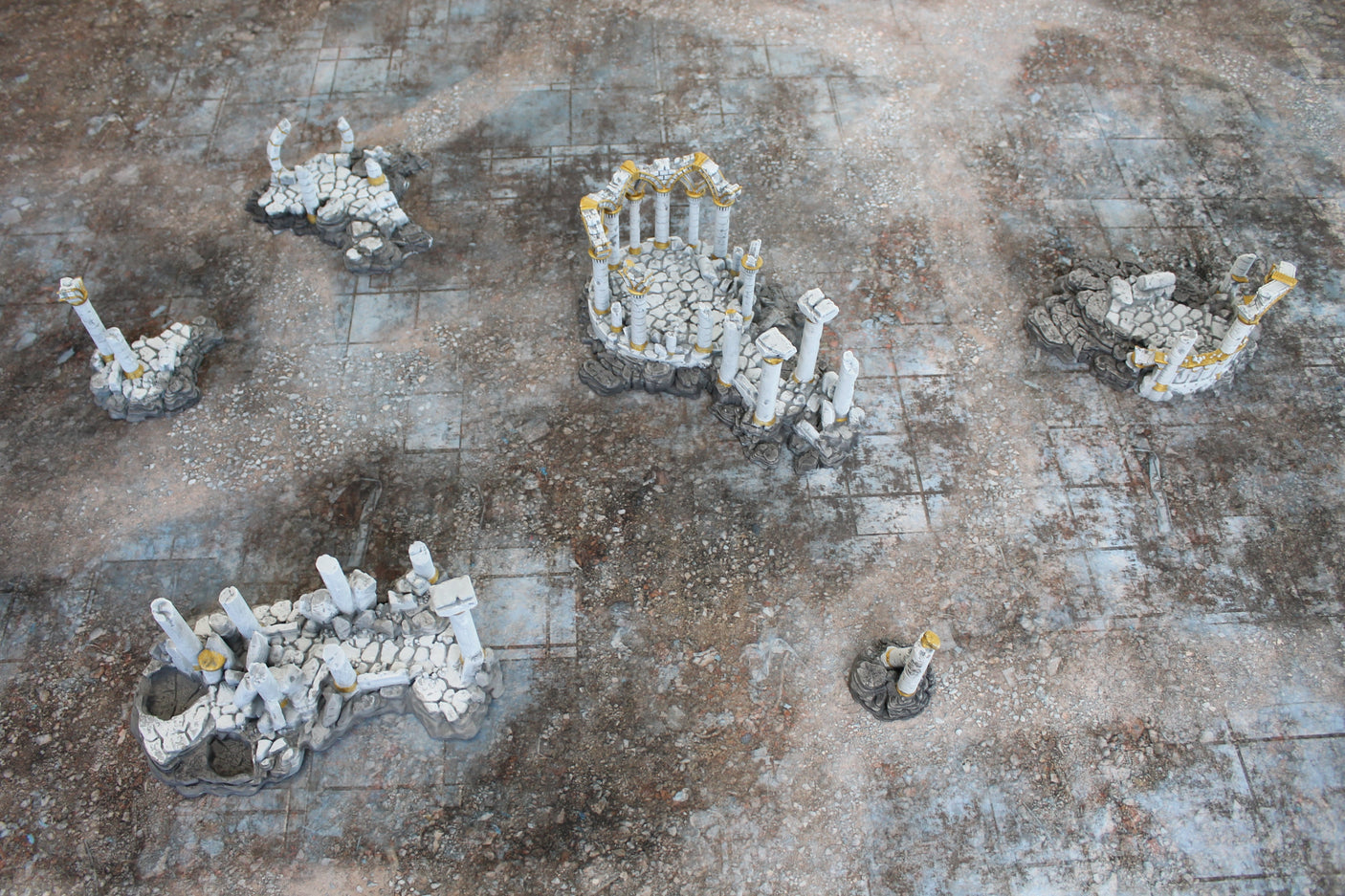 Urban Ruins - Neoprene Battle Mat - Baron of Dice