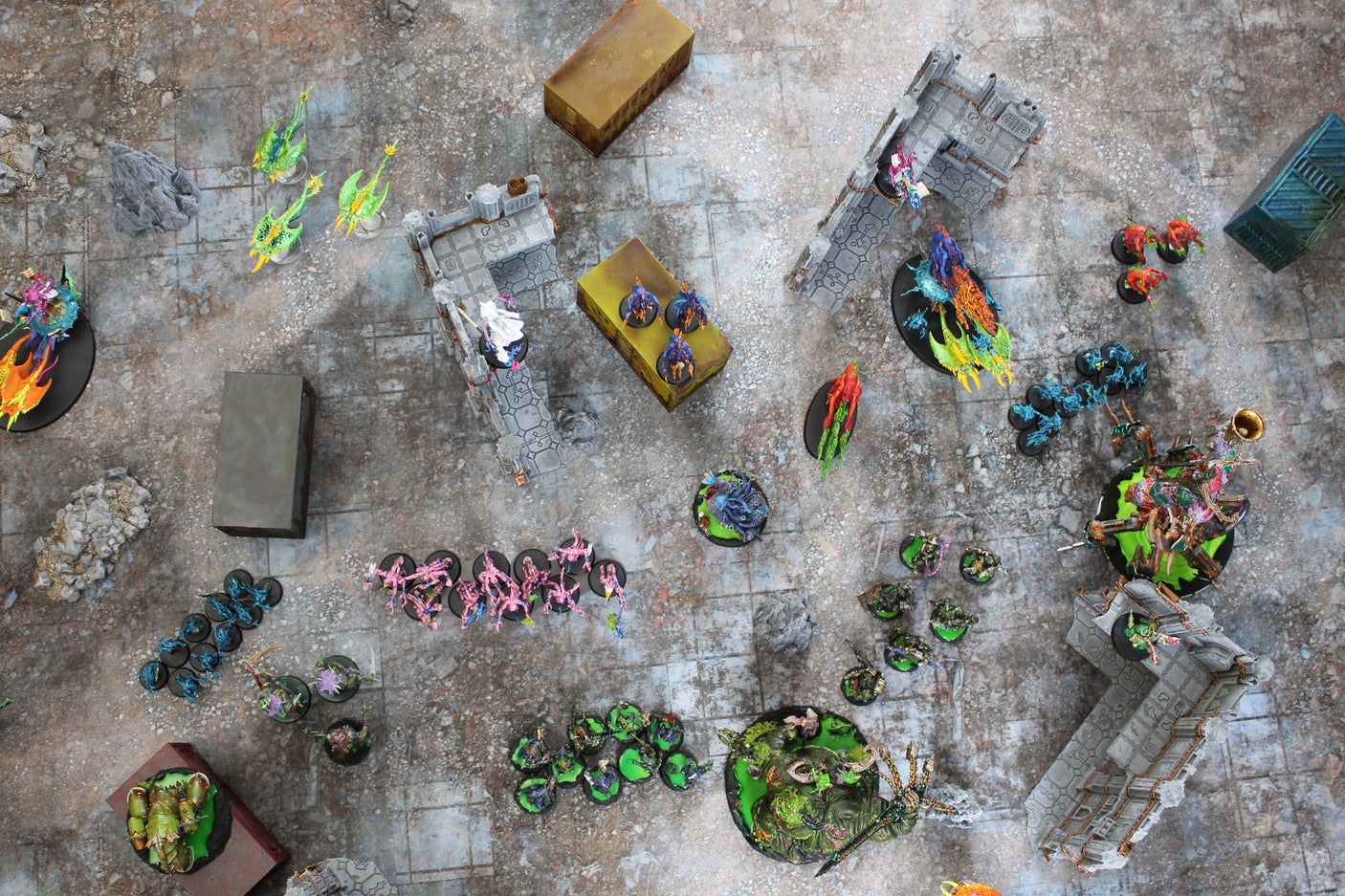 Urban Ruins - Neoprene Battle Mat - Baron of Dice