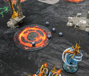 Blighted Caverns | Neoprene Battle Mat with Bag | Baron of Dice