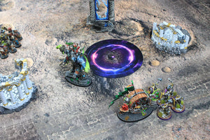 Blasted Battlefield | Neoprene Battle Mat with Bag | Baron of Dice