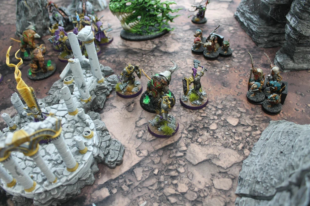 Scarred Badlands | Neoprene Battle Mat with Bag | Baron of Dice
