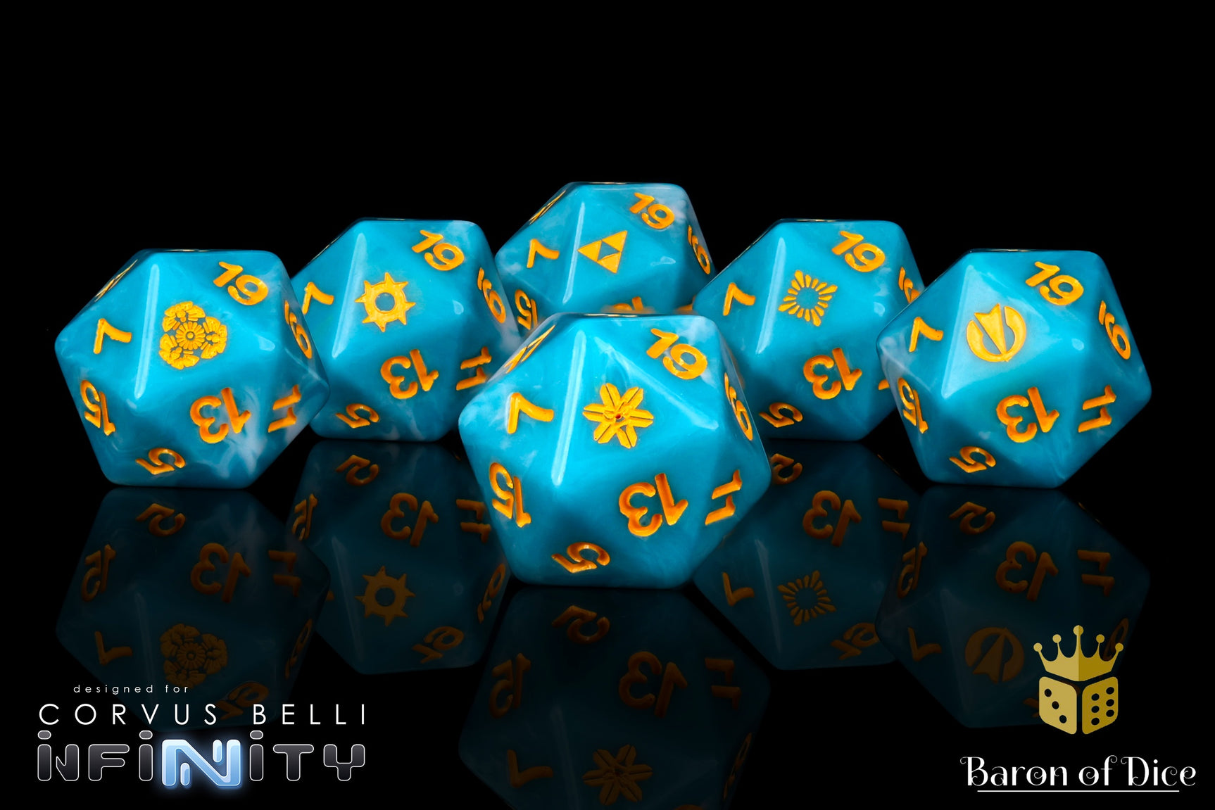 Infinity: JSA - Shindenbutai Sectorial - Official Dice Set