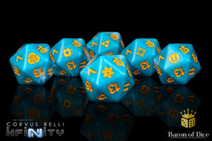 Infinity: PanOceania - Kestrel Colonial Force - Official Dice Set