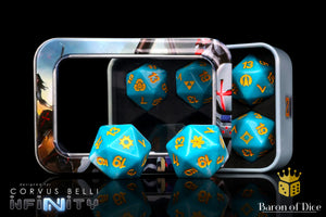 Infinity: PanOceania - Kestrel Colonial Force - Official Dice Set