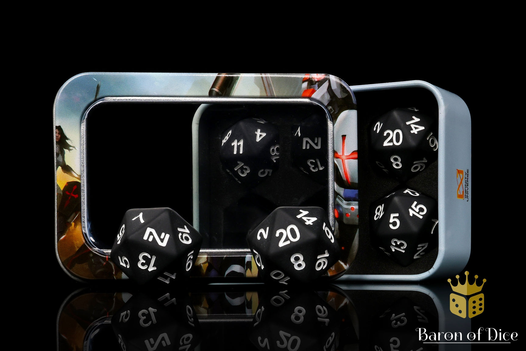 Infinity: N5 Matte w/ White - Official Dice Set