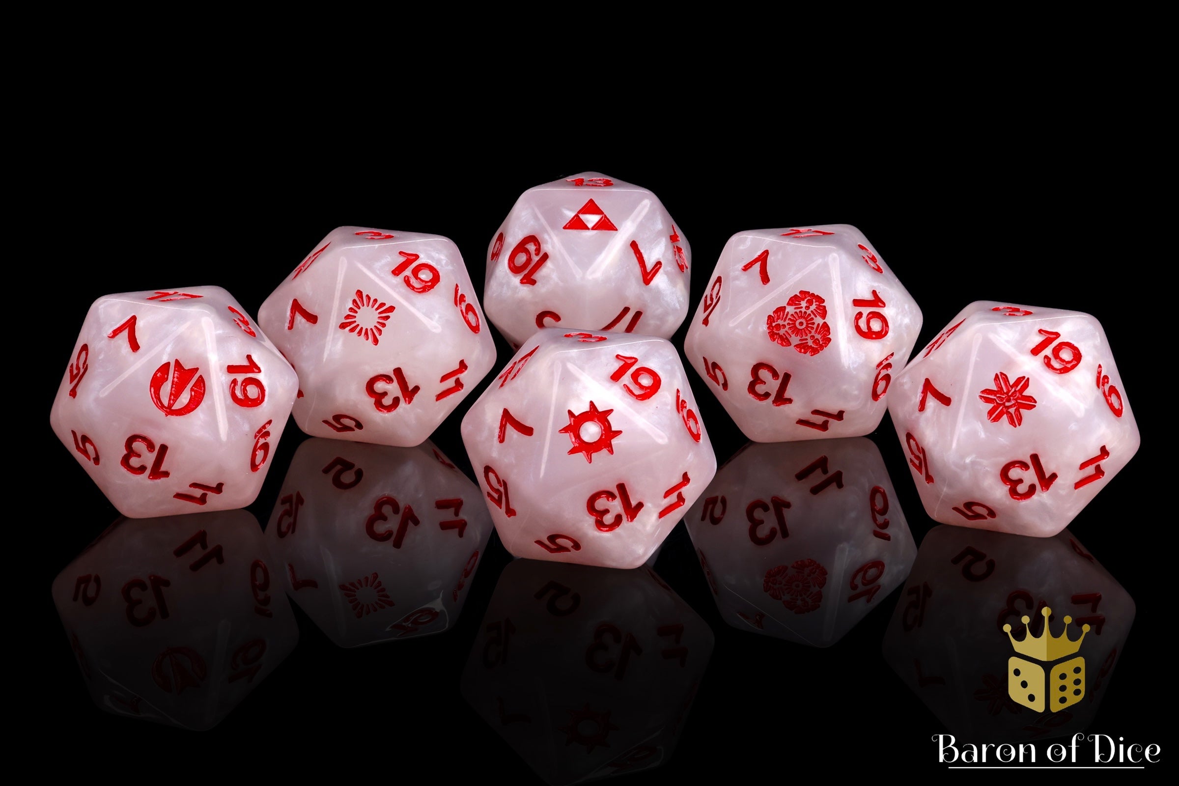 Infinity: JSA Shindenbutai Sectorial White | Official Dice Set