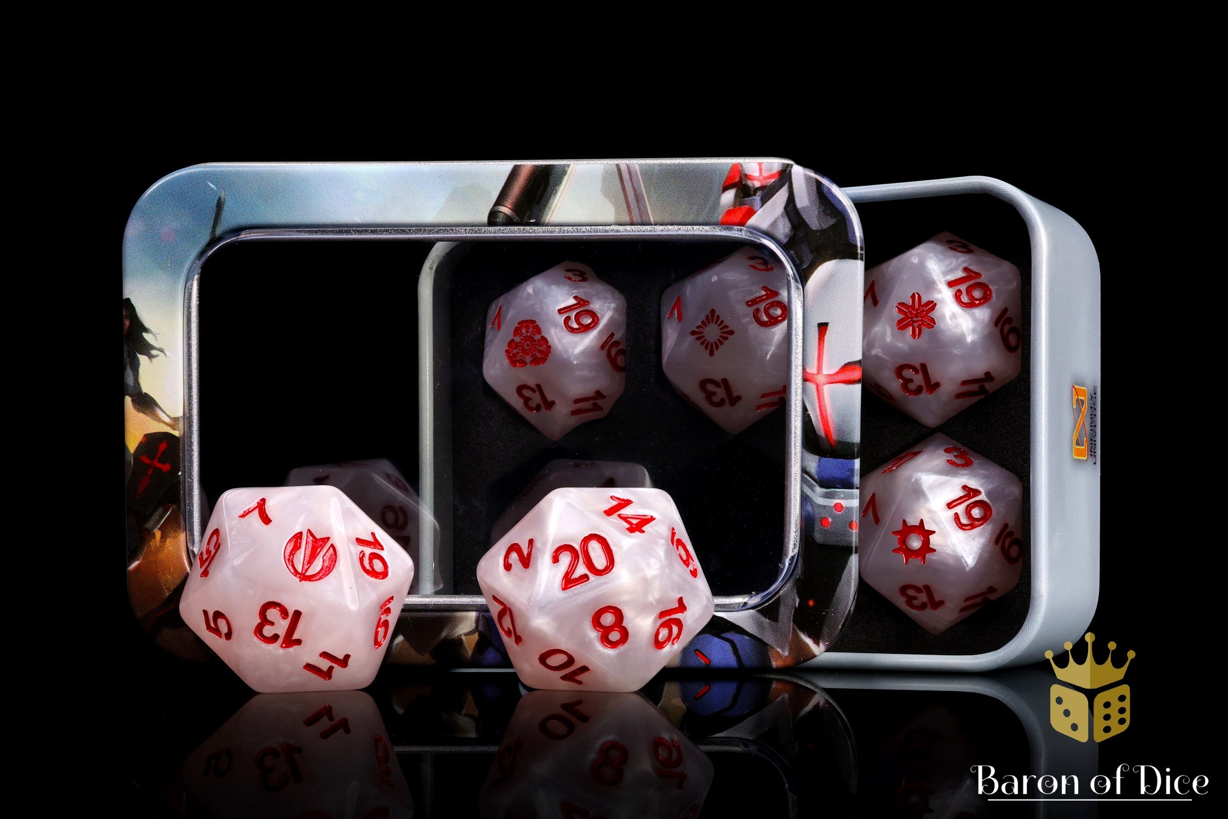 Infinity: JSA Shindenbutai Sectorial White | Official Dice Set