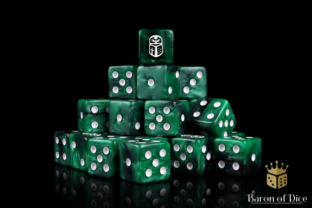 Imperial Helm 16mm Dice - Green