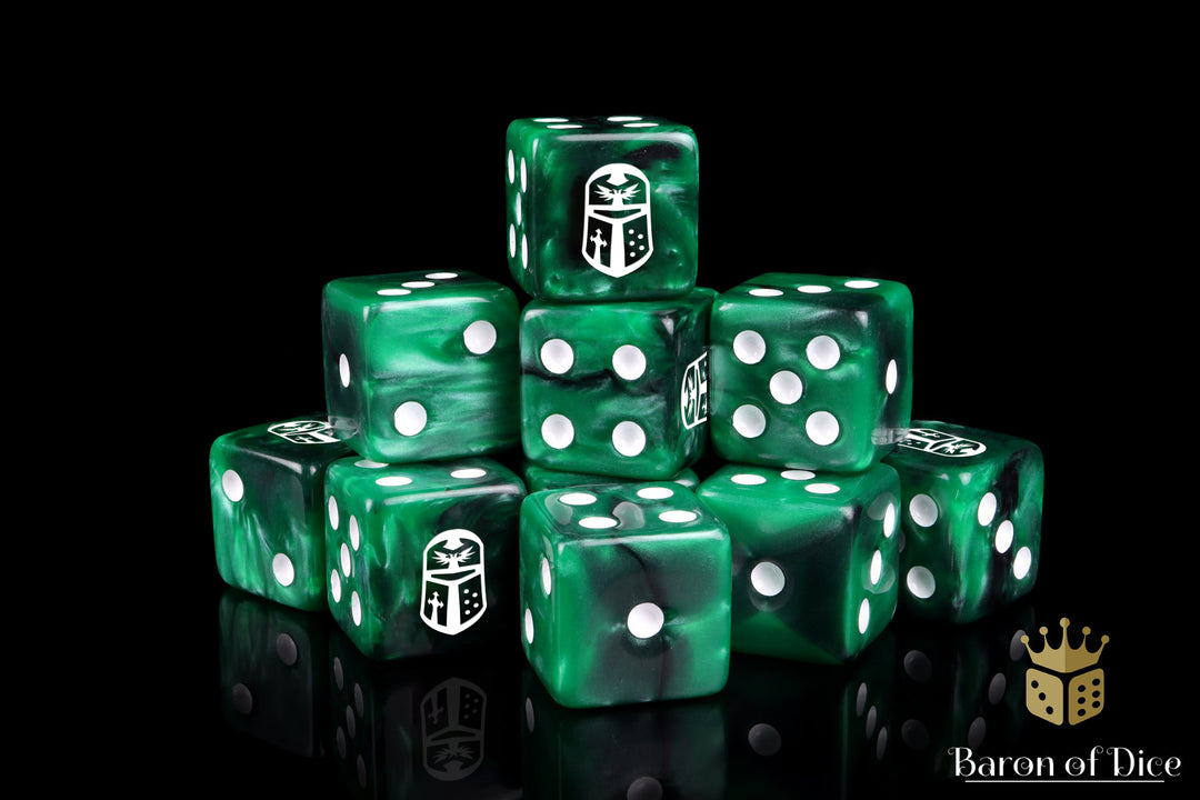 Imperial Helm 16mm Dice - Green