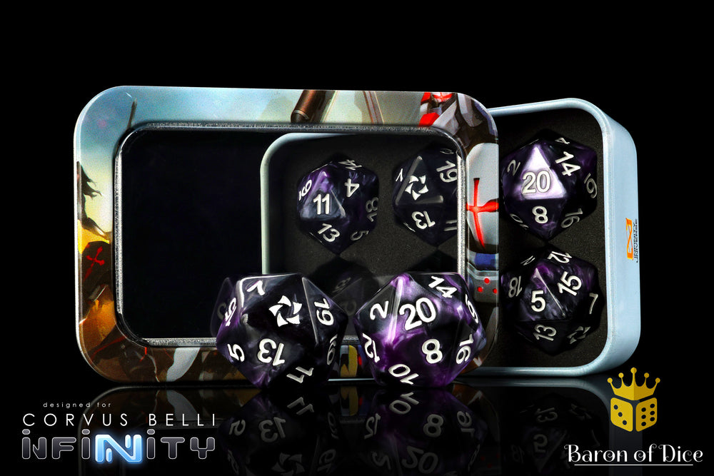 Infinity Emty Empty Tins | Baron of Dice | Infinity