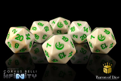 Infinity: Haqqislam, Dice Set