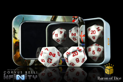 Infinity: N4, Marbled, Dice Set