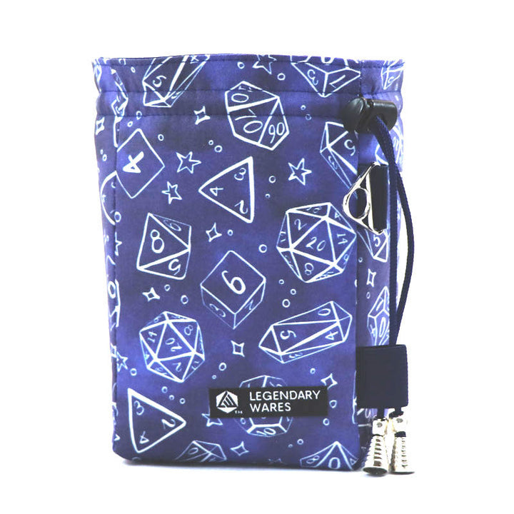 Blue & White Dice Bags