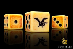 Wyvern Of Old, 16mm Dice
