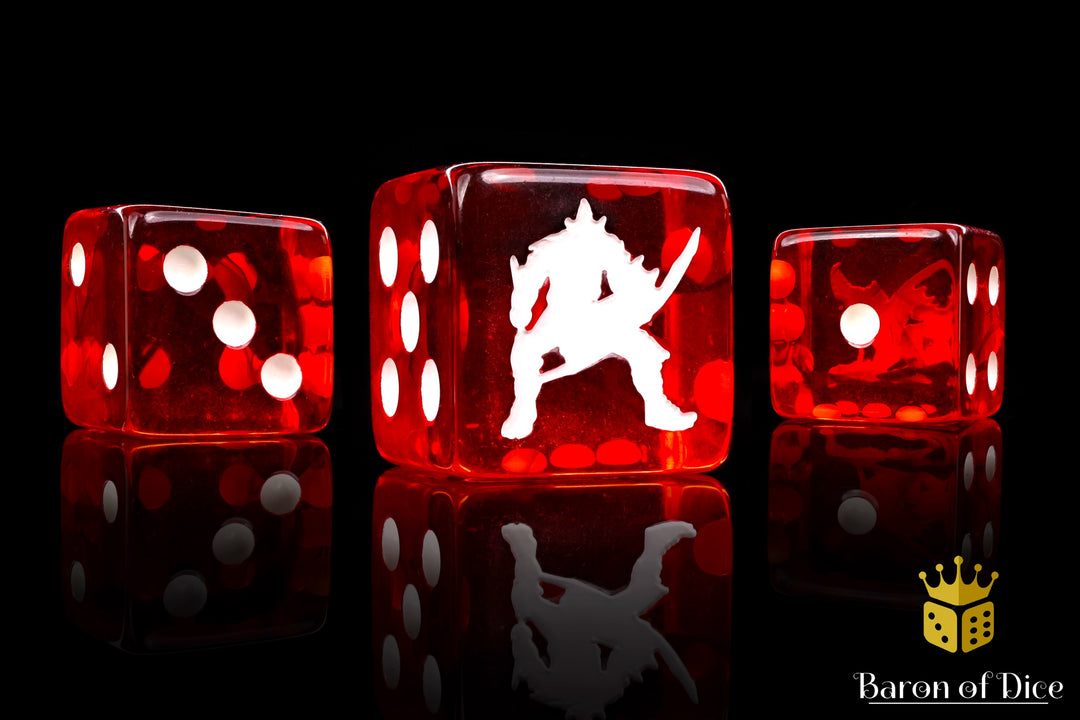 Cave Goblin, Red, Square 16mm Dice