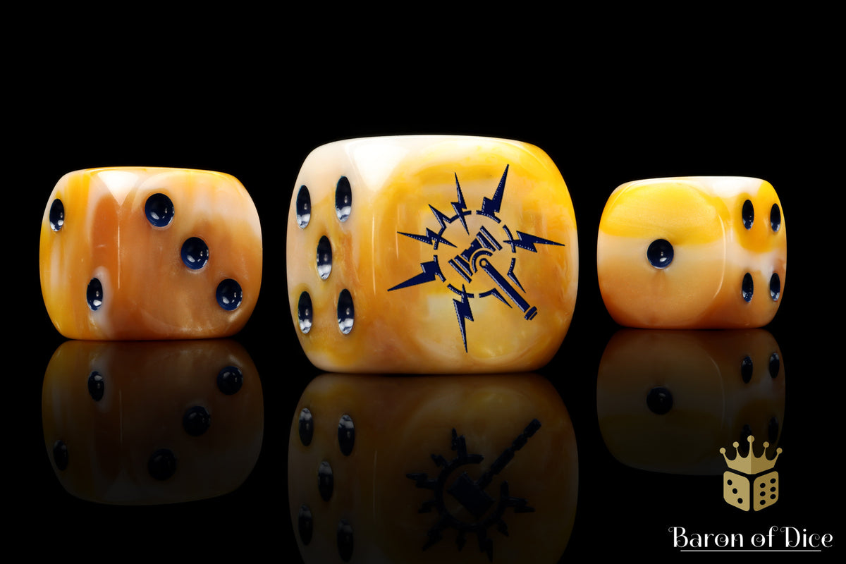 Lightning Hammer Dice | Golden Hues