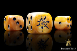 Lightning Hammer Dice | Golden Hues
