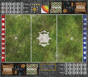 Mats by Mars:  Overgrown Cobbles Fantasy Football Play Mat / Pitch