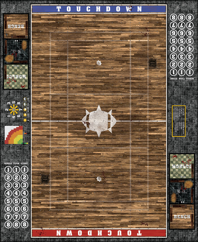 Mats by Mars:  Tavern Fantasy Football Play Mat / Pitch