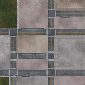 Mats by Mars: Streets of Justice A Tabletop Wargaming Play Mat