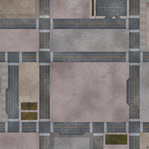 Mats by Mars: Streets of Justice C Tabletop Wargaming Play Mat