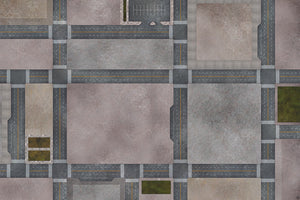 Mats by Mars: Streets of Justice C Tabletop Wargaming Play Mat