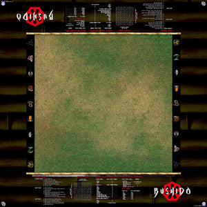 GCT Studios BUSHIDO PlayerAid Play Mat by Mats by Mars