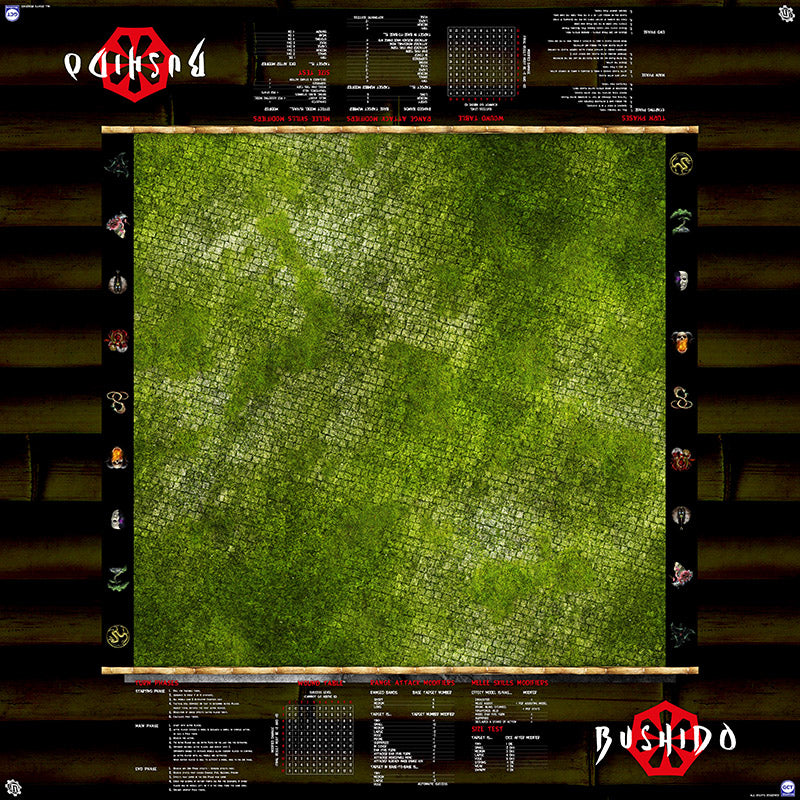 GCT Studios BUSHIDO PlayerAid Play Mat by Mats by Mars