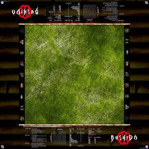 GCT Studios BUSHIDO PlayerAid Play Mat by Mats by Mars