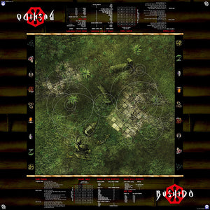 GCT Studios BUSHIDO PlayerAid Play Mat by Mats by Mars