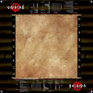 GCT Studios BUSHIDO PlayerAid Play Mat by Mats by Mars