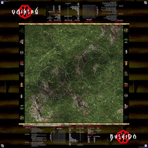 GCT Studios BUSHIDO PlayerAid Play Mat by Mats by Mars