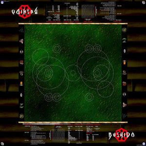 GCT Studios BUSHIDO PlayerAid Play Mat by Mats by Mars