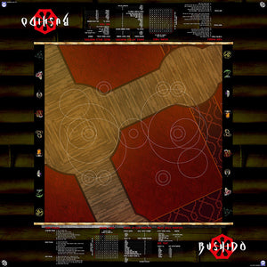 GCT Studios BUSHIDO PlayerAid Play Mat by Mats by Mars