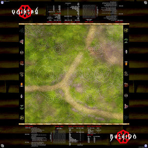 GCT Studios BUSHIDO PlayerAid Play Mat by Mats by Mars