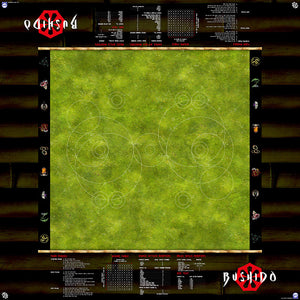 GCT Studios BUSHIDO PlayerAid Play Mat by Mats by Mars