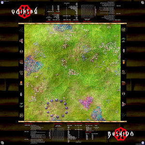 GCT Studios BUSHIDO PlayerAid Play Mat by Mats by Mars