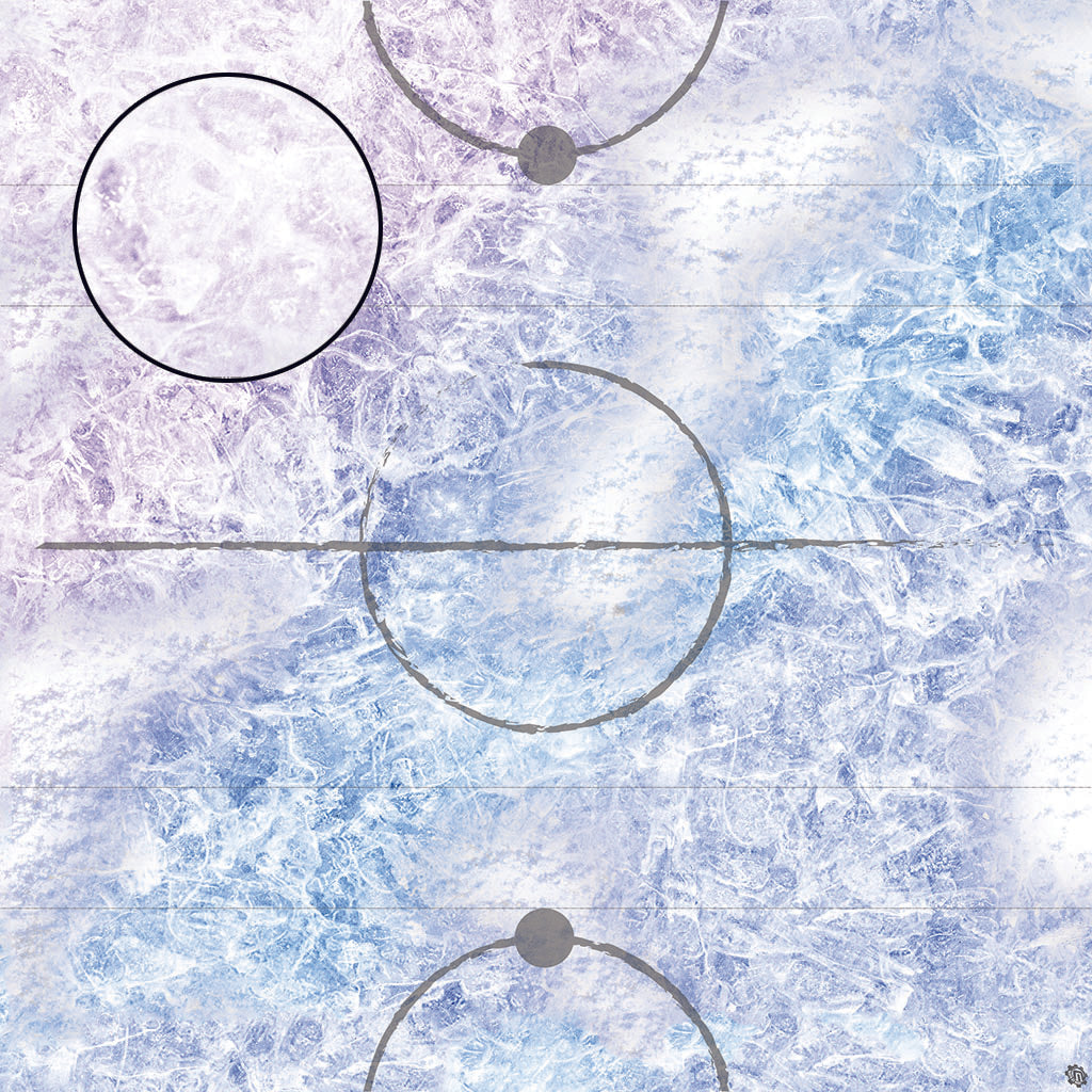 Mats by Mars: Frozen Lake Tabletop Wargaming Play Mat