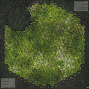 Mats by Mars: Overgrown Cobbles Tabletop Wargaming Play Mat