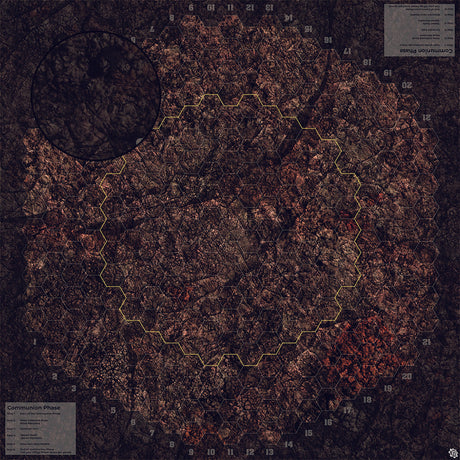 Mats by Mars: Shattered Soil Tabletop Wargaming Play Mat