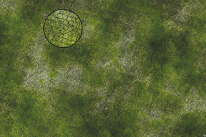 Mats by Mars: Overgrown Cobbles Tabletop Wargaming Play Mat