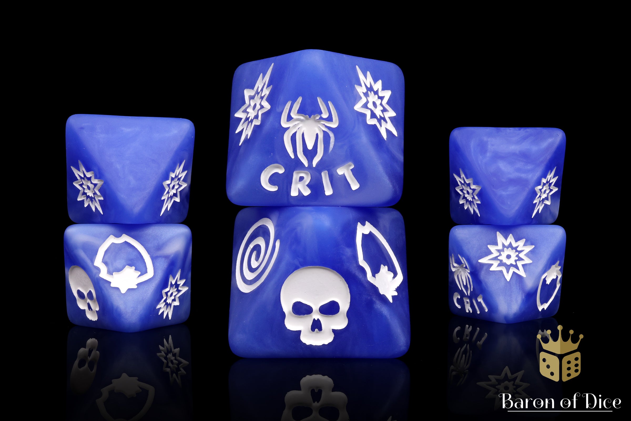 Heroic Spider D8 Dice Set | Baron of Dice | Comic Collection