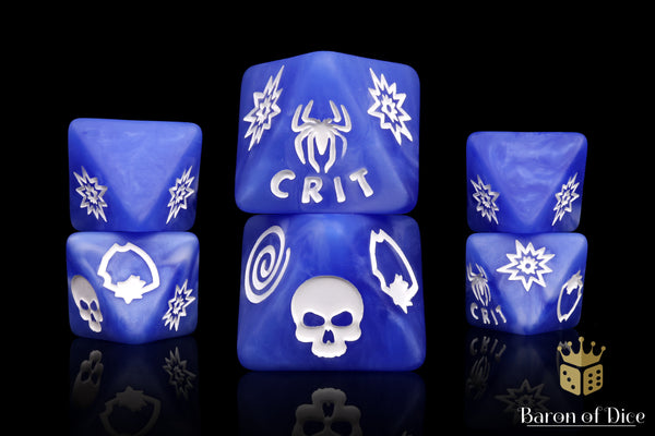 Heroic Spider D8 Dice Set | Baron of Dice | Comic Collection