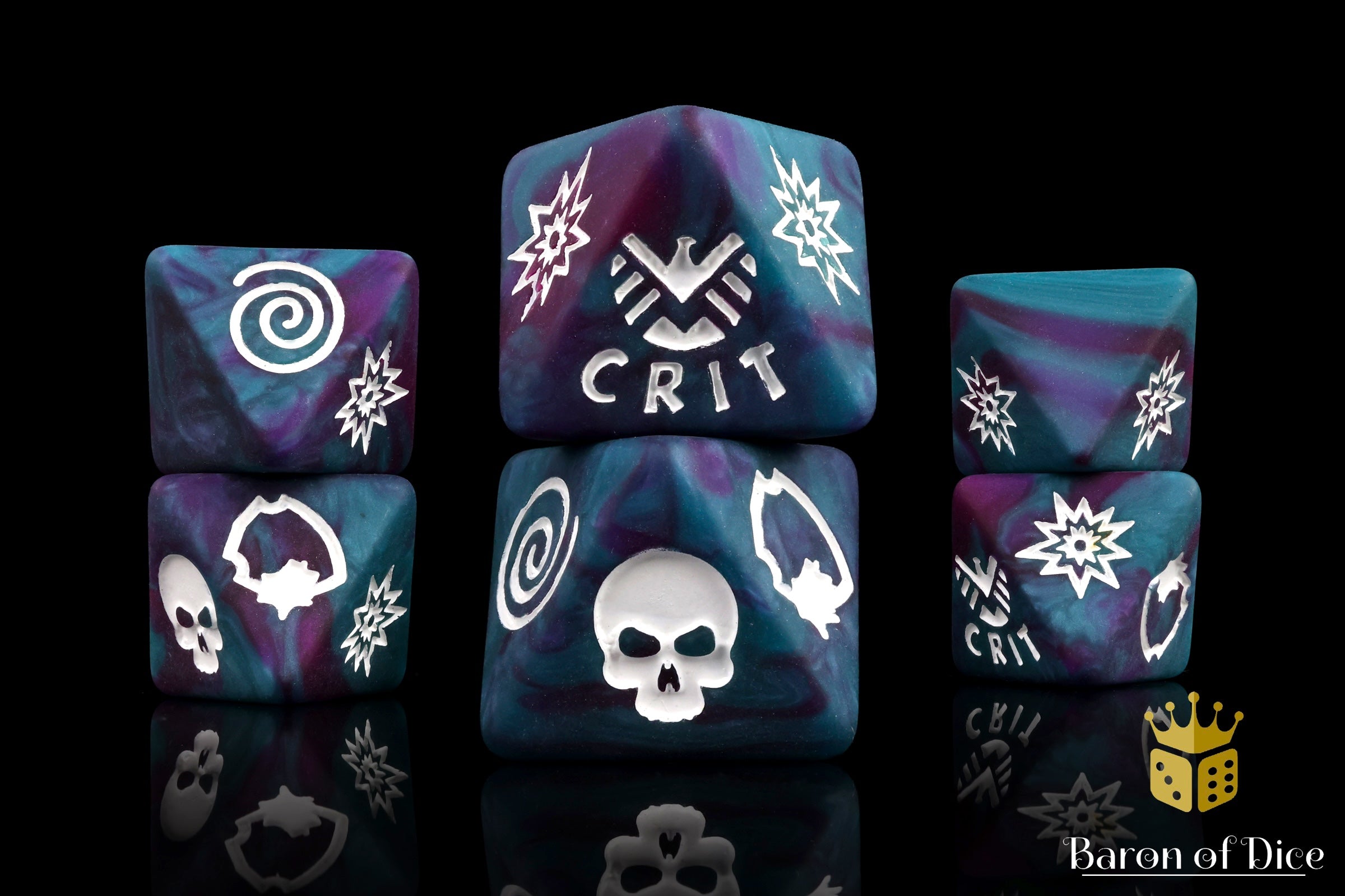Secret Collective D8 Dice Set | Baron of Dice | Comic Collection