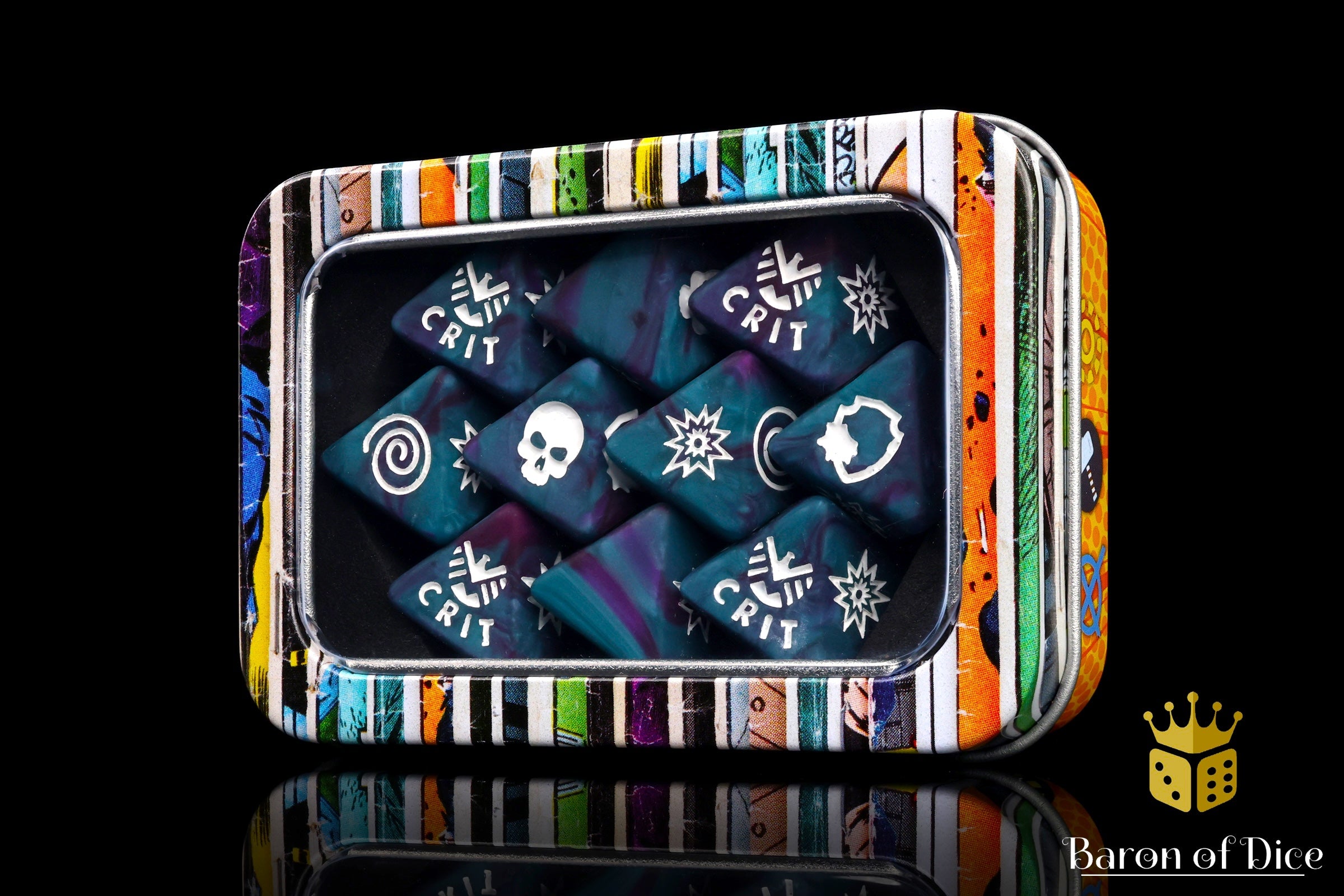 Secret Collective D8 Dice Set | Baron of Dice | Comic Collection