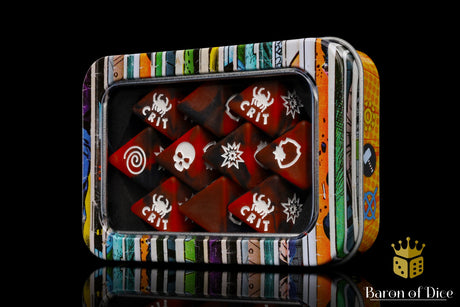 Electric Spider D8 Dice Set