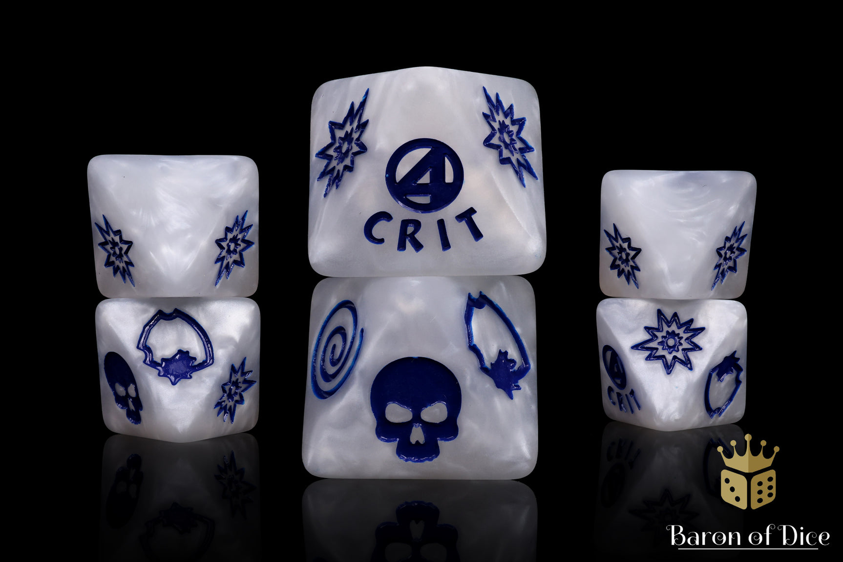 Four For All Dice - D8 Set