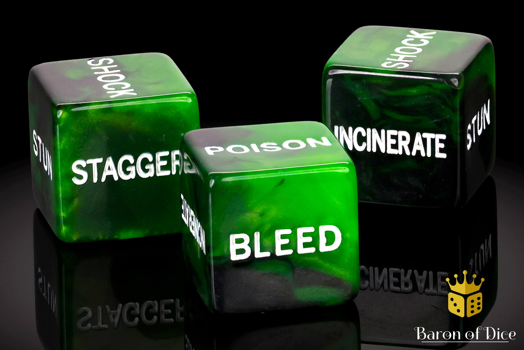 Status Effect | Comic Book Compatible Dice Set | Variety 1