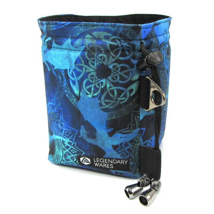 Blue Flying Dragon Dice Bags